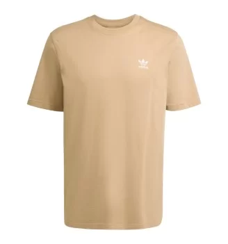 Adidas T-shirt Trefoil Essentials Marrone Chiaro JX2824