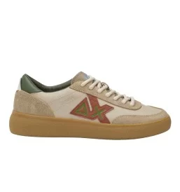 Sun68 Scarpe Luis Low Beige E Verde Z45144 16