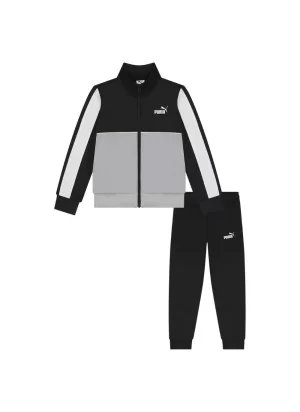 Puma Tuta Sport Poly Suit Kids Nero Grigio 689720-01