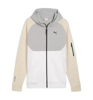 Puma Tuta Full Zip Cappuccio Pumatech Beige Grigio 688045-87
