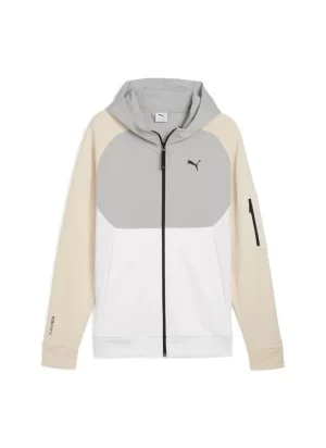 Puma Tuta Full Zip Cappuccio Pumatech Beige Grigio 688045-87