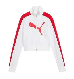 Puma Giacca Cropped Future Archive T7 Bianco Rosso 632123-02 632123-02