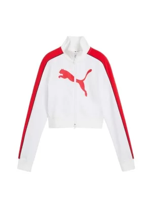 Puma Giacca Cropped Future Archive T7 Bianco Rosso 632123-02 632123-02