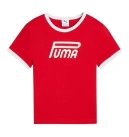 Puma T-shirt Slim Future Archive Rosso 632122-11