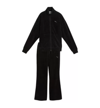 Puma Tuta Velour Rib Costine Nero 688164-01 | Puma | 