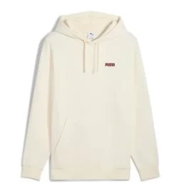 Puma Felpa Essentials Bicolor Small No. 1 Logo Bianco 684718-99