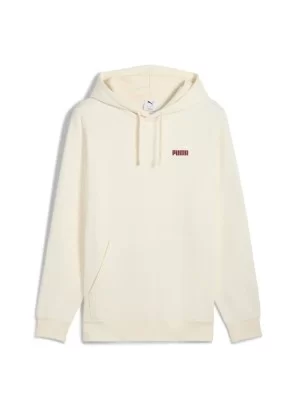 Puma Felpa Essentials Bicolor Small No. 1 Logo Bianco 684718-99