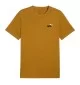 Puma T-shirt Essentials Bicolor Small No. 1 Logo Giallo Senape 684717-69