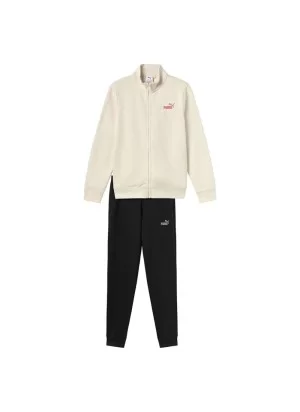 Puma Felpa Full Zip Essentials Kids Bianco Nero 693273-87