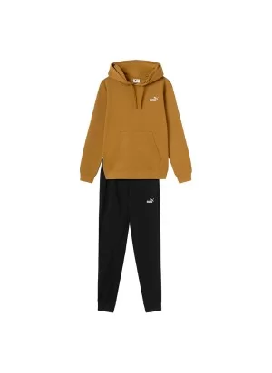 Puma Felpa Cappuccio Essentials Giallo Senape Nero | Puma | 