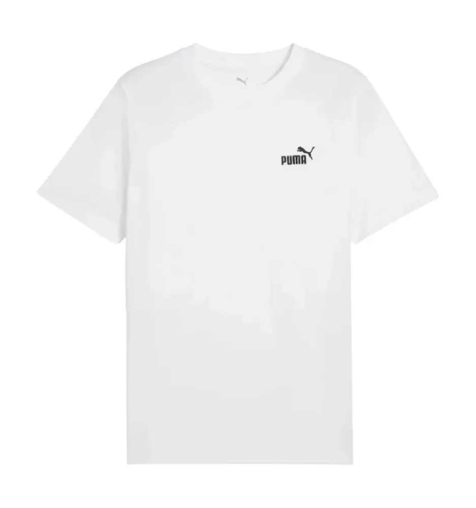 Puma T-shirt Essentials Small No. 1 Logo Bianco 682534-02