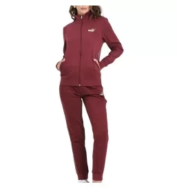 Puma Tuta Full Zip Essentials Textured Foil Logo Rosso 692202-96
