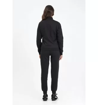 Puma Tuta Full Zip Essentials Textured Foil Logo Nero | Puma | 