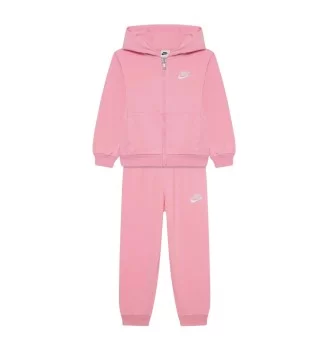 Nike Tuta Club Set Inf Rosa 66M485-A0W
