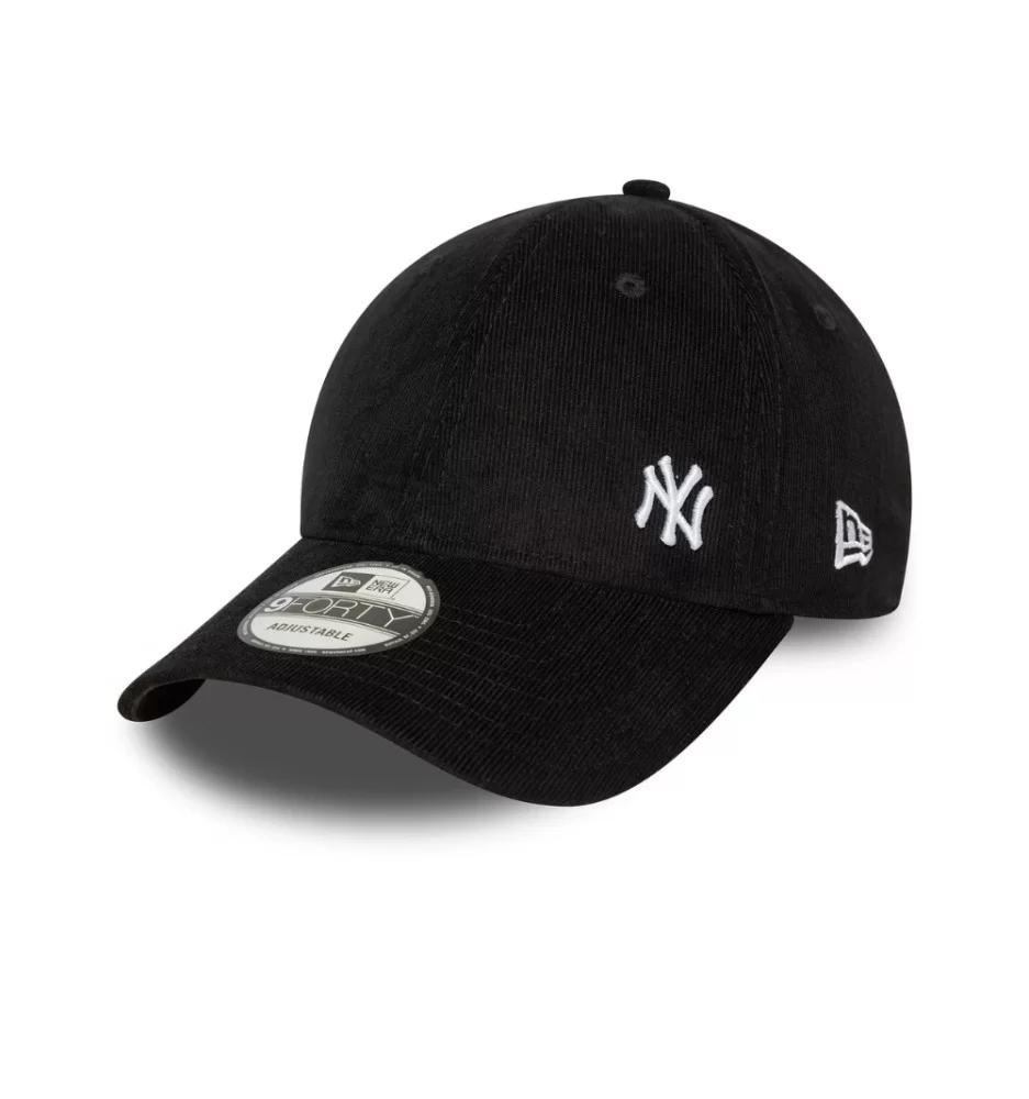 New Era Cappello Flawless Cord 9forty New York Yankees Youth Nero 60691112