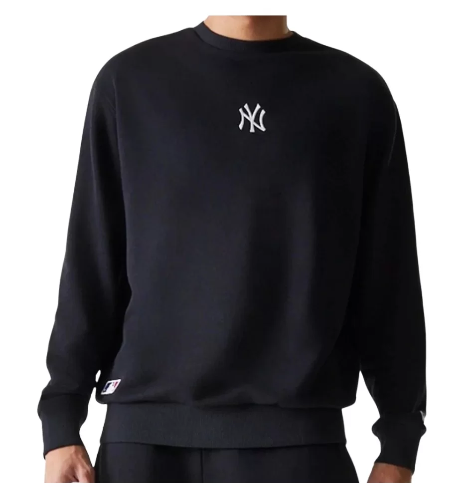 New Era Felpa Oversized Midi Mlb League Essential New York Yankees Nero 60675776