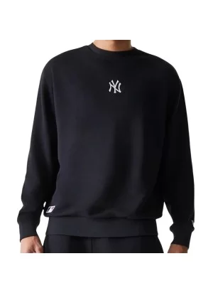 New Era Felpa Oversized Midi Mlb League Essential New York Yankees Nero 60675776