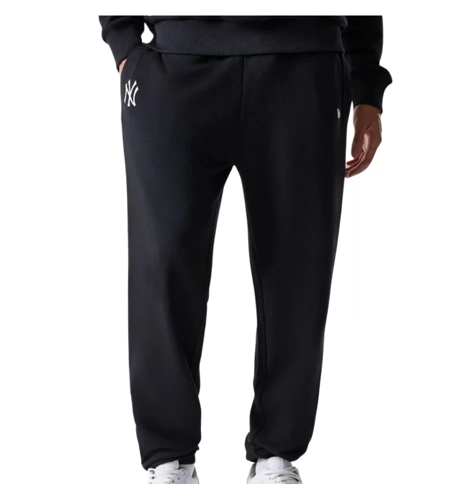 New Era Pantaloni Midi Mlb League Essential New York Yankees Grigio Nero 60675767