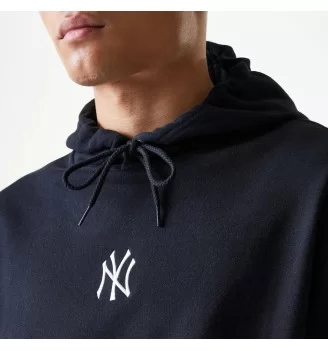 New Era Felpa Cappuccio Oversize Midi Mlb League Essential New York Yankees Nero | New Era | 