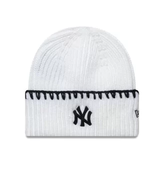 New Era Berretto Chunky Topstitch Mlb New York Yankees Women Bianco 60691289