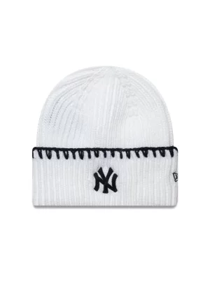 New Era Berretto Chunky Topstitch Mlb New York Yankees Women Bianco 60691289