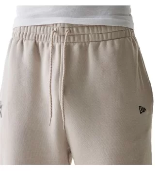 New Era Pantaloni Midi Mlb League Essential New York Yankees Stone Beige | New Era | 