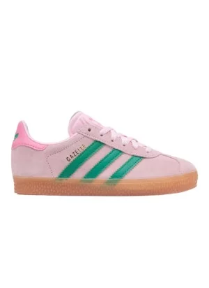 Adidas Scarpe Gazelle C Kids Rosa E Verde JP7133