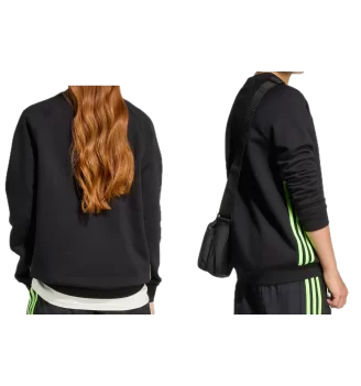 Adidas Felpa Loose Crew Kids Nero | Adidas | 