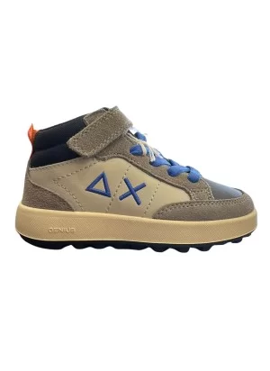 Sun68 Scarpe Boy’s Genius Mid Baby Grigio Bianco Blu Z45335B 34