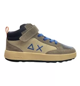Sun68 Scarpe Boy’s Genius Mid Kid Grigio Bianco Blu Z45335K 34