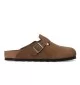 Birkenstock Ciabatte Boston Soft Footbed Stretta Dark Tea Marrone 1030861