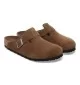 Birkenstock Ciabatte Boston Soft Footbed Stretta Dark Tea Marrone | Birkenstock | 