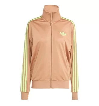 Adidas Felpa Track Top Adicolor Firebird Loose W Beige Verde JW1249