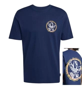 Adidas T-shirt Graphic Indigo Blu Scuro JW3016