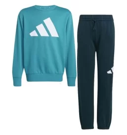 Adidas Tuta 240 Jr Blu Verde Acqua JV9938