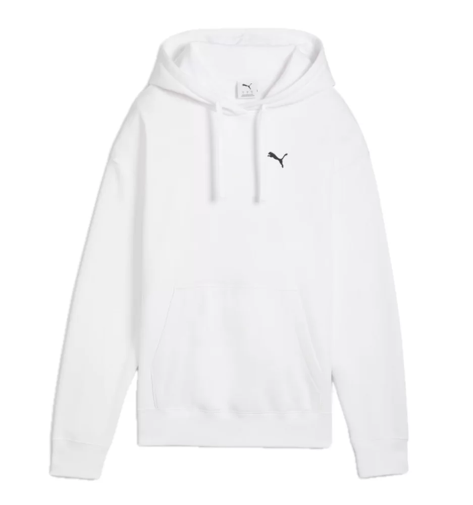 Puma Felpa Cappuccio Essentials Comfort W Bianco 682384-02