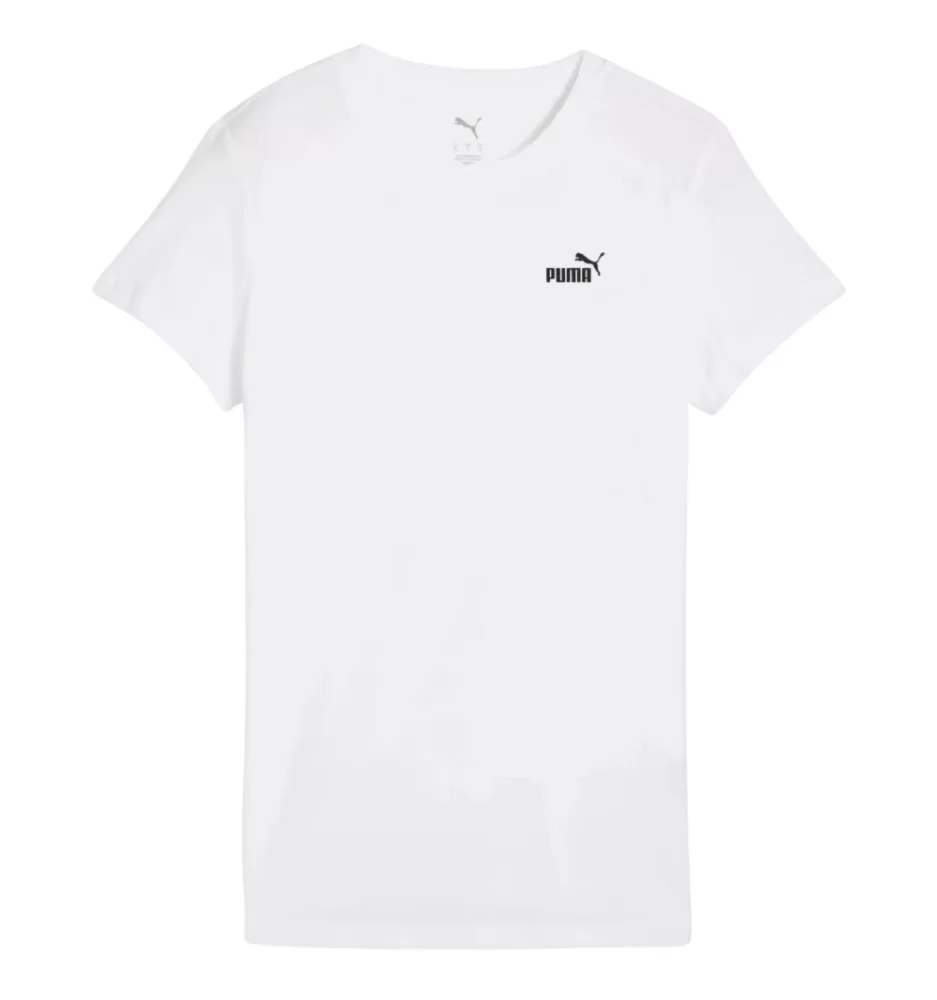Puma T-shirt Ess Small No. 1 Logo W Bianco 682372-02