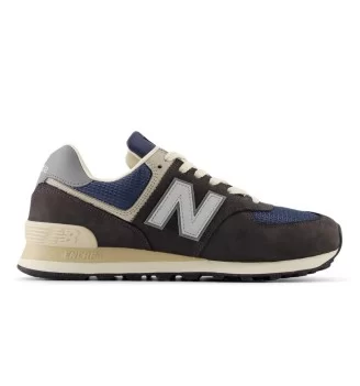 New Balance Scarpe 574 M Grigio Scuro U574SGG