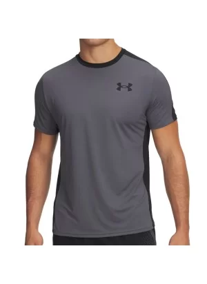 Under Armour T-shirt HeatGear® Wordmark M Grigio