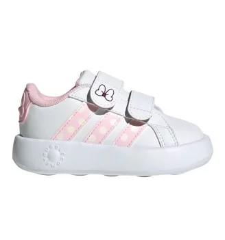Adidas Scarpe Grand Court Minnie I Bianco Rosa JR8130