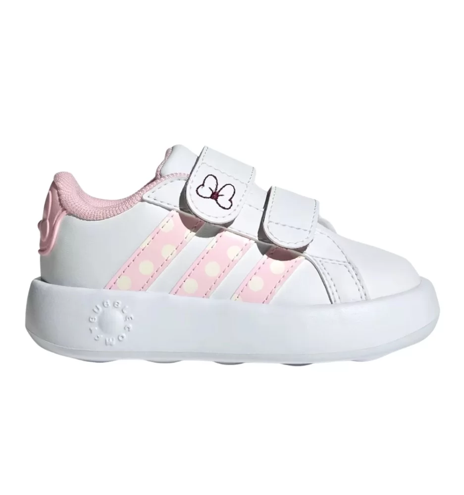 Adidas Scarpe Grand Court Minnie I Bianco Rosa JR8130