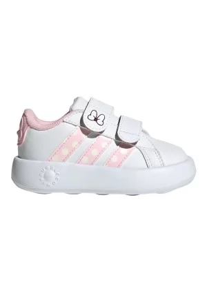 Adidas Scarpe Grand Court Minnie I Bianco Rosa JR8130