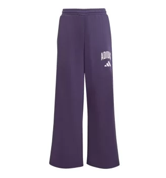 Adidas Pantaloni Seasonals Essentials Collegiate Typography Kids Viola JV7373