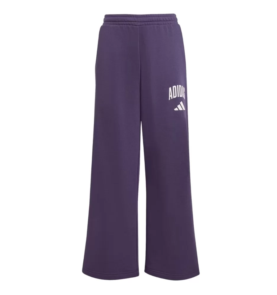 Adidas Pantaloni Seasonals Essentials Collegiate Typography Kids Viola JV7373