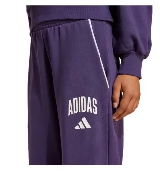 Adidas Pantaloni Seasonals Essentials Collegiate Typography Kids Viola | Adidas | 
