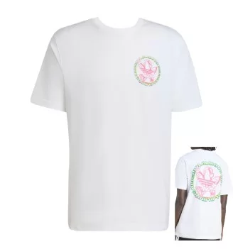 Adidas T-shirt Trefoil Series Loose Tee Bianco JW3015