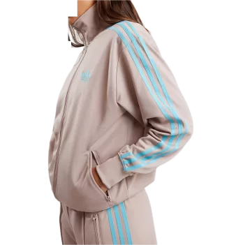 Adidas Felpa Zip Adicolor Classics Loose Firebird W Beige Celeste | Adidas | 