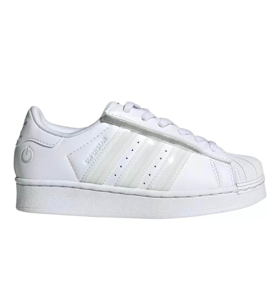 Adidas Scarpe Superstar Light Luce Led Kids Bianco JQ6419