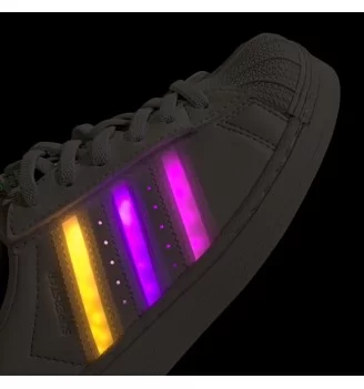 Adidas Scarpe Superstar Light Luce Led Kids Bianco | Adidas | 