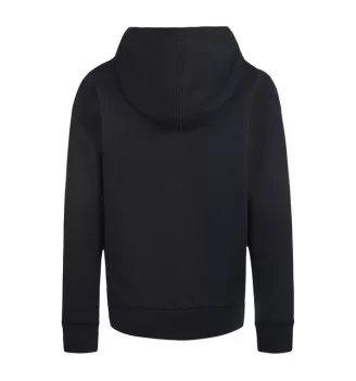 Converse Felpa Cappuccio Full Zip Fleece Chest Core Kids Nero | Converse | 